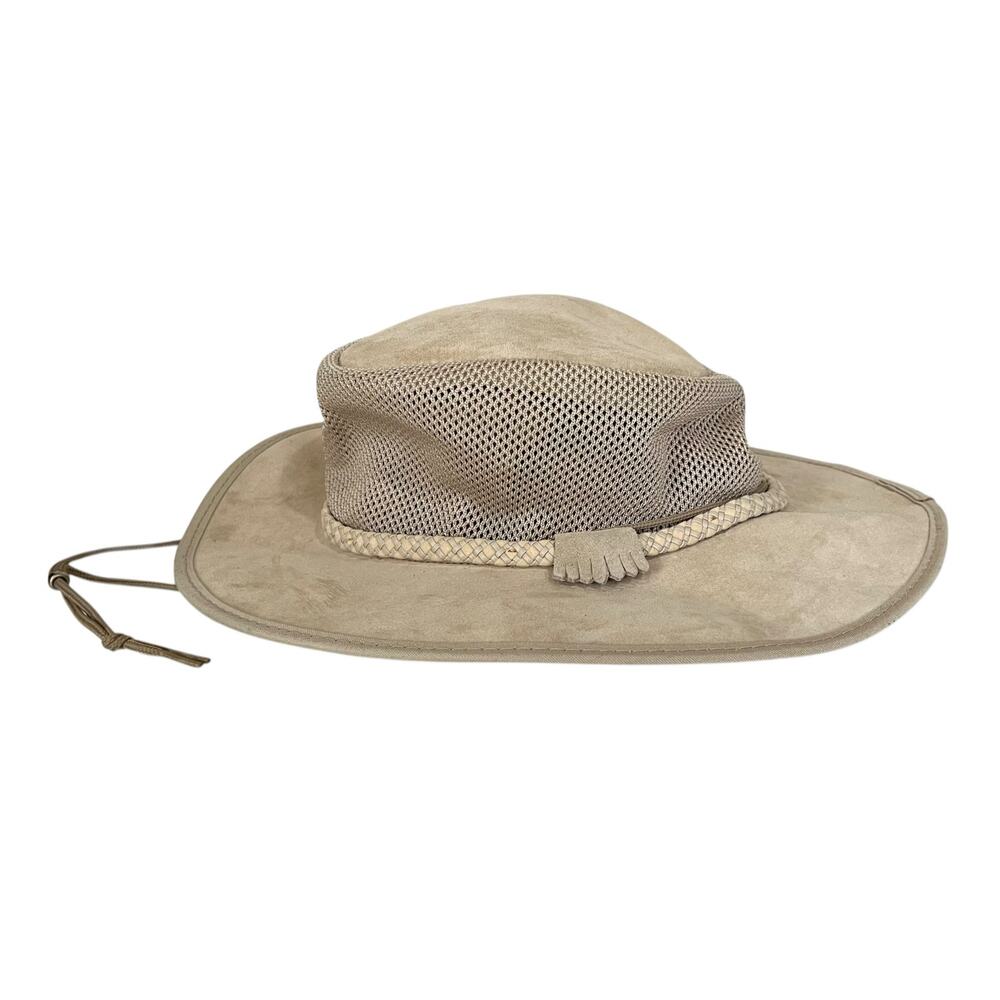 Monterey Bay Breeze SolAir Suede Hat XL Mesh Shade Golf Outdoors Crushable